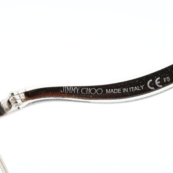 Jimmy Choo JC256 012R 00 Eyeglasses Brown/Silver 53mm Cat Eye Frame - Picture 9 of 10